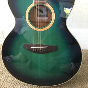 YAMAHA CPX-8 SY アコースティックギター　グリーン　サンバースト Yamaha CPX-8 SY Acoustic/Electric - Lagoon Green | Reverb
