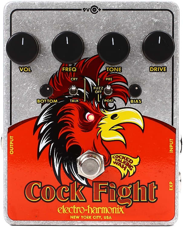 Electro Harmonix Cock Fight Cocked Talking Wah Effects Pedal image 1