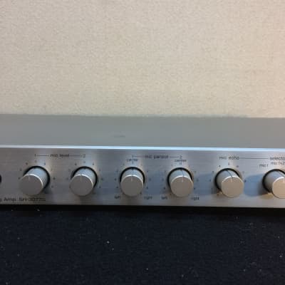 Technics ミキシングアンプ　SH-3077G Technics SH-3077G Synthesizer Mixing Amplifier Silver Used