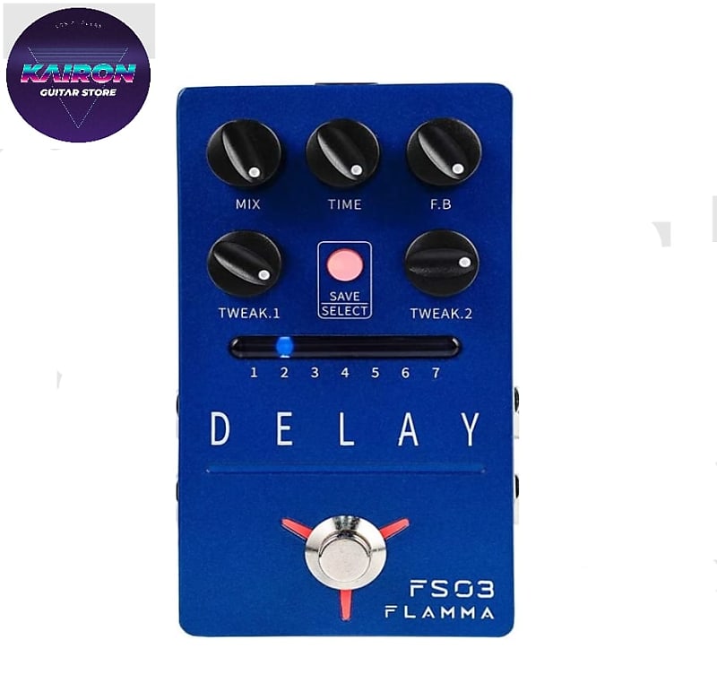 FLAMMA FS03 Guitar Delay Pedal Stereo Digital Reverb