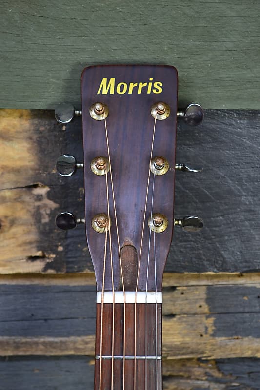 Morris F-13 Acoustic guitar 1975 Natural | Reverb