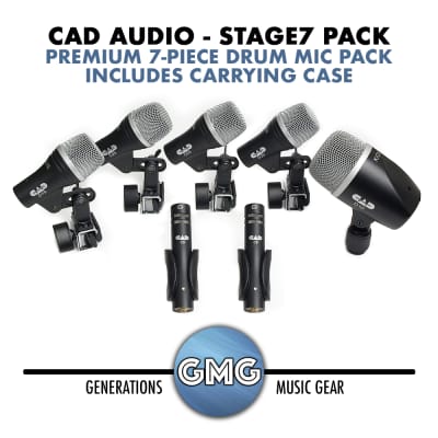 CAD - Stage 7 - Premium 7- Ensemble de 7 micros pour batterie : Nantel  Musique