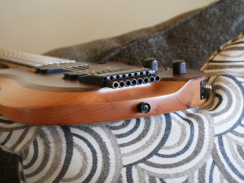 Kiesel OM8 Osiris Multiscale Walnut Top 8 String Electric