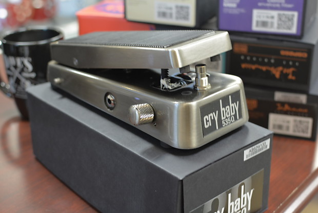 Dunlop LIMITED EDITION 20th Anniversary 535Q20 Crybaby Multi-Wah Pedal  Brushed silver