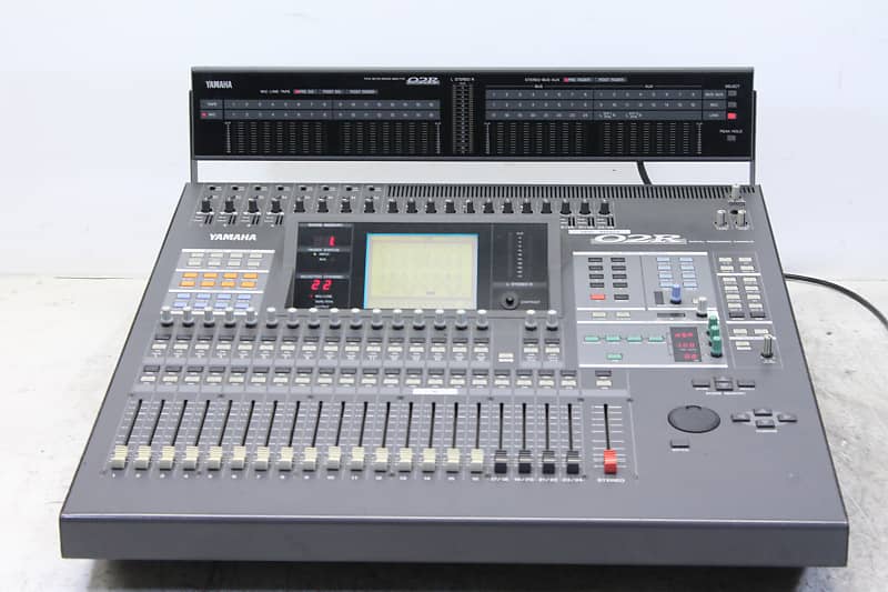 Yamaha 02R Digital Mixer with Meter Bridge and 2 ADAT Cards