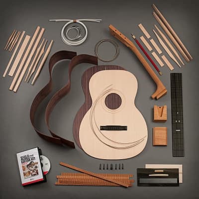 StewMac Triple-O Acoustic Guitar Kit, Indian Rosewood Back & Sides, Sitka Top, Dovetail Neck image 1