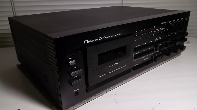 1981 Nakamichi ZX-7 Stereo Cassette Deck New Belts & Serviced 07-2021  Excellent Condition #056