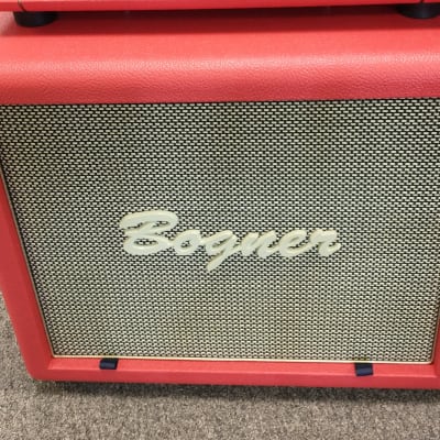 2022 Bogner 1-12 Cube Cab Red Tolex w/Gold Piping