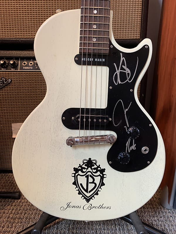 Gibson Jonas Brothers Melody Maker (Signed) 2008 - White with Logo