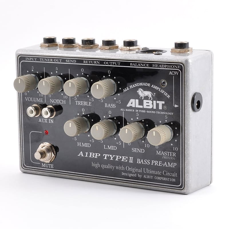 ALBIT A1BP Type II Bass Preamp High Quality with Original Ultimate Circuit  Used From Japan #9464