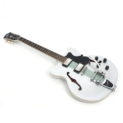 Höfner Verythin Ltd Edition Metallic Silver E-Gitarre Semi-Hollow image 3