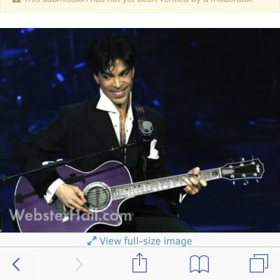 Taylor 612ce Purple Grand Concert Prince's Acoustic-Electric Guitar image 15