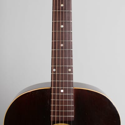 Gibson  J-45 Banner Flat Top Acoustic Guitar (1943), ser. #2656-13, black tolex hard shell case. image 8