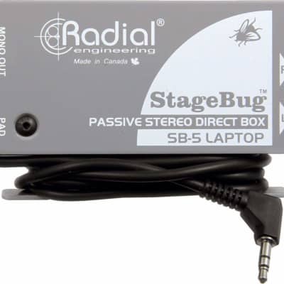 Radial SB-5 Laptop Stereo Direct Box for Laptop Computer image 2
