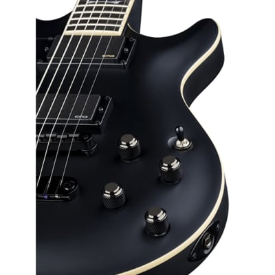 Dean ICON BARI BKS Icon Baritone Solid-Body Electric Guitar, Satin Black image 9