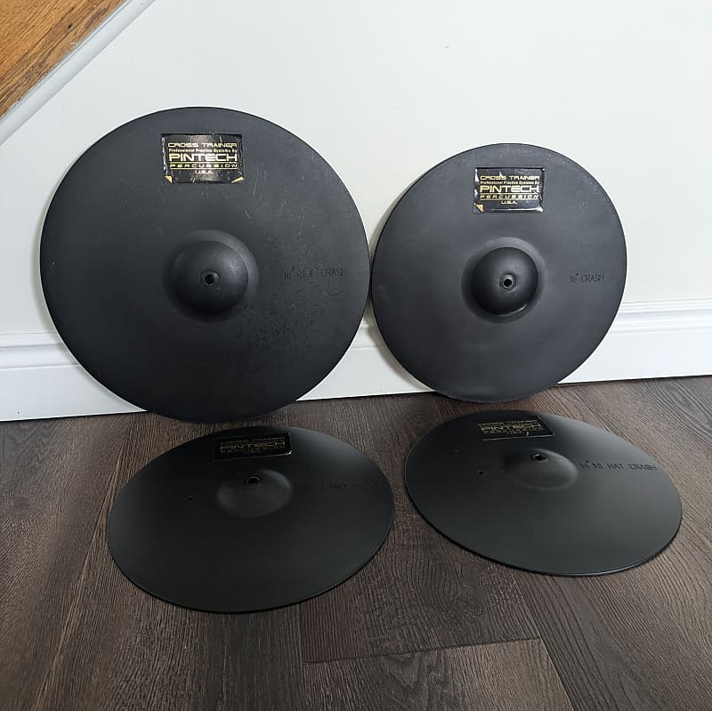 Pintech Cross Trainer Practice Cymbal Set - 18", 16", 14", 14" image 1