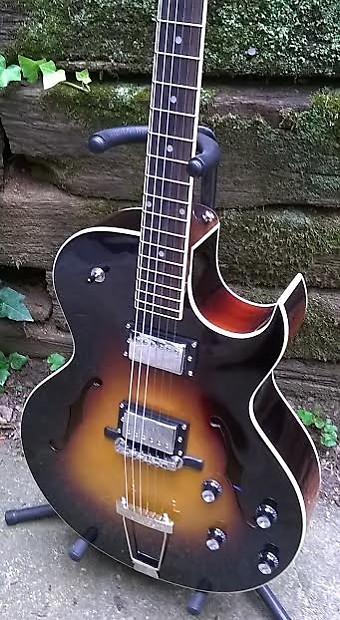 The Loar LH-280-CSN Archtop Cutaway Electric Guitar