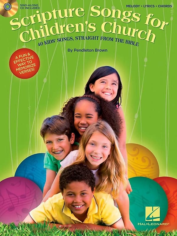 Scripture Songs for Children's Church Book w/CD Reverb