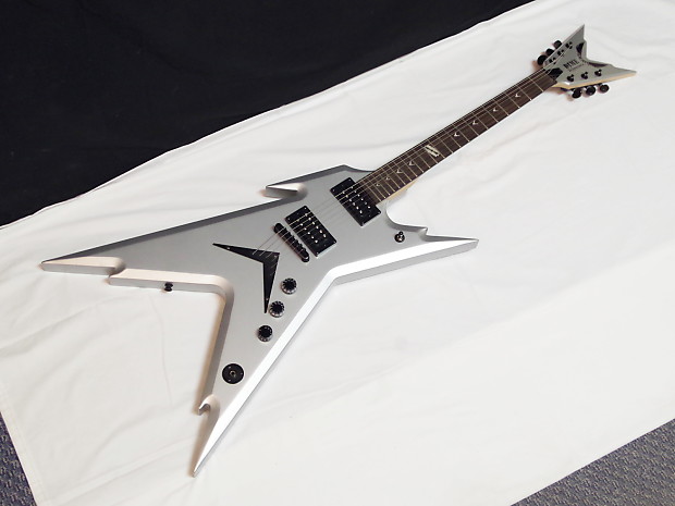 DEAN Razorback DB electric GUITAR new Gunmetal Grey - Dimebag | Reverb