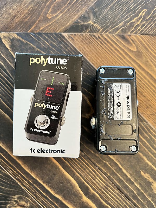 TC Electronic Polytune 3 Noir Mini Polyphonic Tuning Pedal