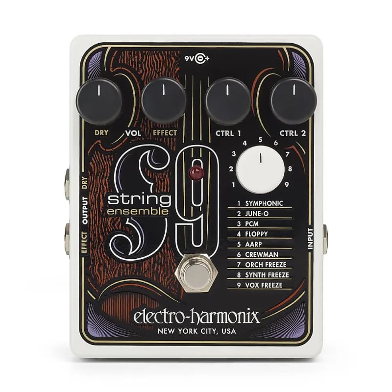 New Electro-Harmonix EHX String 9 String Ensemble Synth Guitar Effects Pedal image 1