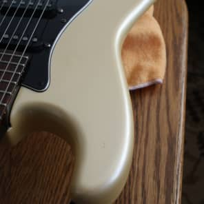 Fender MIJ Stratocaster Contemporary Model HSS W/1Vol, 2Tone 1984-1987 Aged White Black Pick Guard image 20