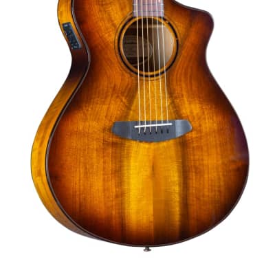 Breedlove PURSUIT EXOTIC S CONCERT CE Acoustic Electric Guitar - TIGER’S EYE image 3