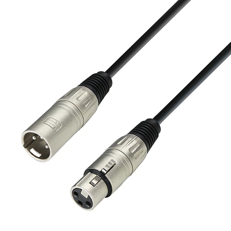 Cable de micrófono estéreo XLR 3P hembra a 1/4