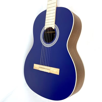 Cordoba Protégé Matiz C-1 Classical Guitar 2021 Classic Blue w/ Matching Bag image 2