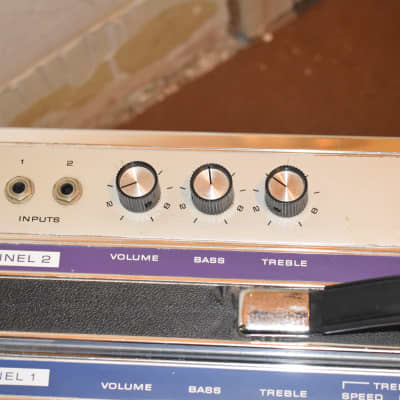 baldwin professional deluxe amplifier 1960's silver image 6