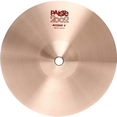 Paiste 8 inch 2002 Accent Cymbal - each image 1