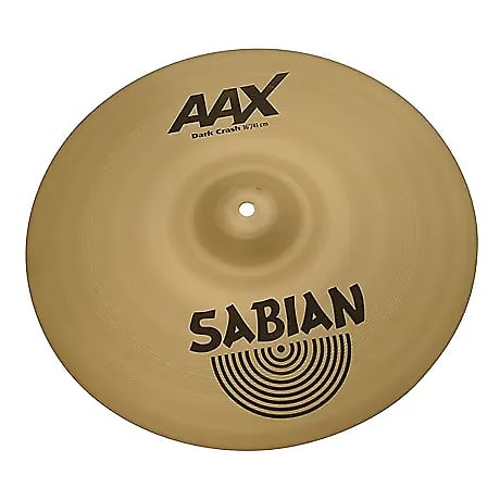 Sabian 16" AAX Dark Crash Cymbal 2002 - 2018 image 1