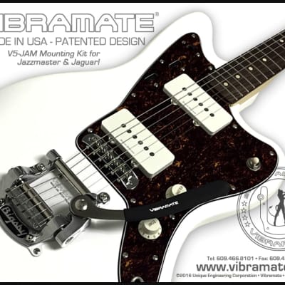 EZ-DIY V5-JAM, Bolt-On A Bigsby B5 to Fender Jazzmaster/Jaguar w