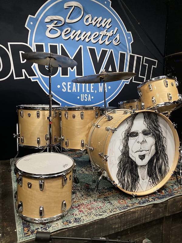 Frankie Banali's Quiet Riot, Ludwig / Sabian Complete "In The Blood" Drum Set. Signed! image 1