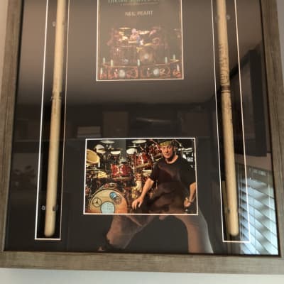 Neil Peart Concert Played Time Machine Drumsticks with