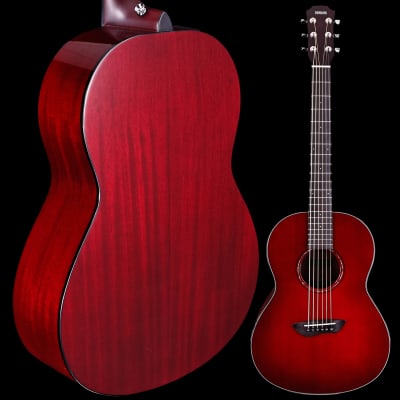 Yamaha CSF1M Parlor Acoustic-Electric Guitar, Crimson Red Burst 3lbs 5.7oz for sale