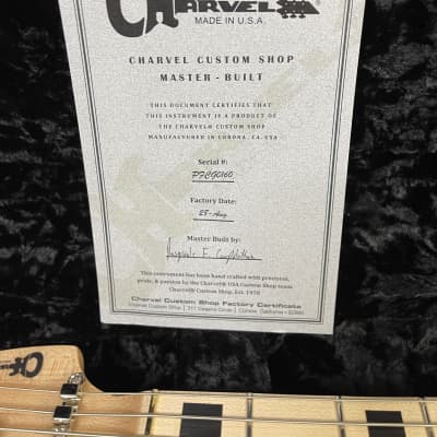 Charvel USA Custom Shop Masterbuilt Frank Bello Signature SoCal PJ Bass image 15