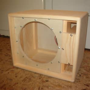 TRM 1x12 Thiele ported TS112U  112 unfinished pine speaker cabinet for EVM12L image 1