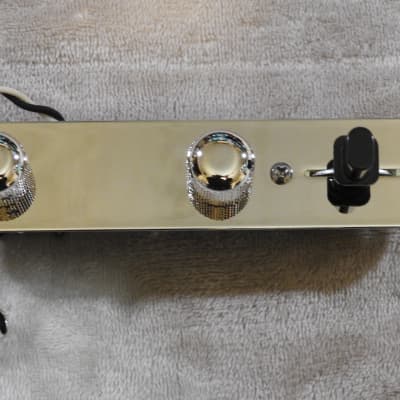 Loaded Pre Wired 3 Pickup 7 Way Telecaster Nickel Control Plate With Kluson Nickel Control Plate, Gotoh Nickel Dome Knobs, CRL 5 Way Switch, Russian Paper In Oil .047uF Tone Cap, CTS Vol Pot, CTS Push/Pull Tone Pot, Pure Tone Jack, and Gavitt Cloth Wire! image 2