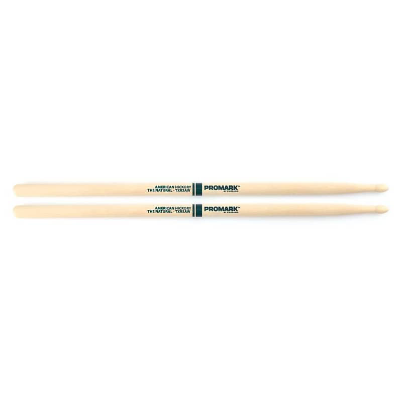 ProMark TXR5AW Hickory 5A "The Natural" Wood Tip image 1