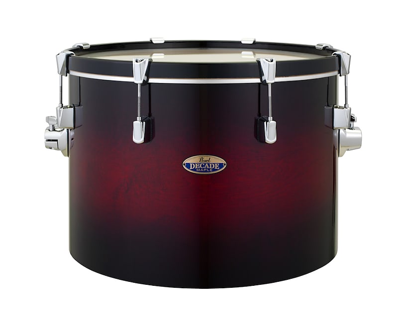 Pearl Decade Maple 20"x14" Gong Bass Drum Gloss Deep Redburst image 1