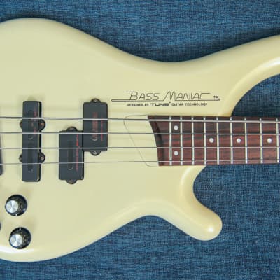 Tune TB-02 PJ-A Bass Maniac Late 80-s Pearl White | Reverb