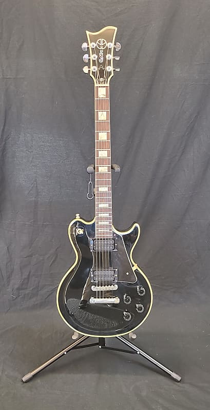 Electra SLM Les Paul style electric guitar 1980s - Black image 1