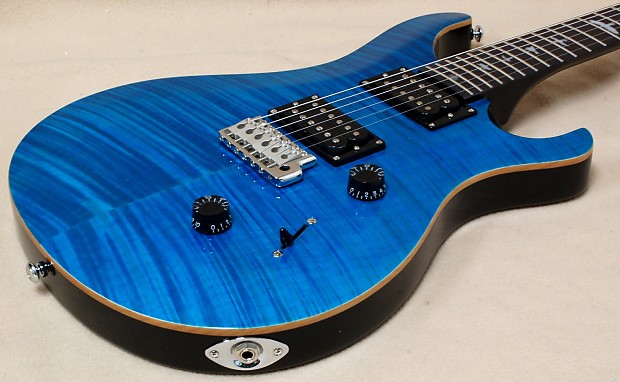PRS SE Custom 24 2014 Sapphire Blue | Reverb