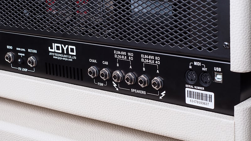 Joyo Dualklonz | Dual Path, All-Tube 15~25W Guitar Head. New