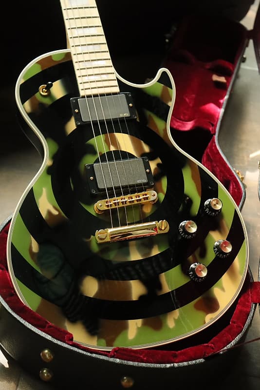 Gibson Custom shop Lespaul Signature Zakk Wylde Camo #469 image 1