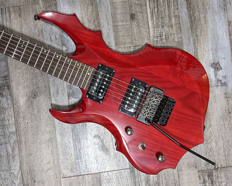 Lefty 2013 GrassRoots by ESP G-FR-62GT (ESP Forest GT tribute) translucent  red - Made in Korea