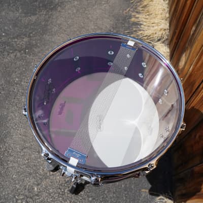 2024 USA Ludwig Purple Vistilite Series 6.5 X 14" Snare Drum image 6
