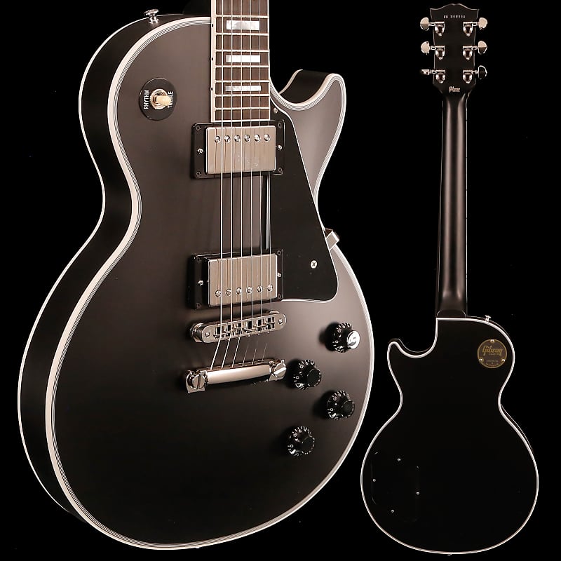 Gibson Les Paul Custom, Ebony Satin Finish, Nickel Hw 9lbs 7.2oz image 1