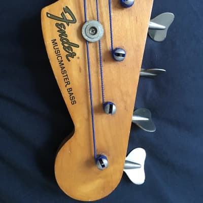 Fender Musicmaster Bass 1972 - 1979 Olympic White image 3